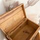 Antique solid pine chest - 41 x 25 x 20