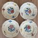 Set of 4 flat plates Sarreguemines and Digoin