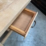Large oak farm table