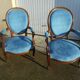 Pair of napoleon iii mahogany armchairs no. 2