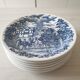 Set of 6 Oxford plates