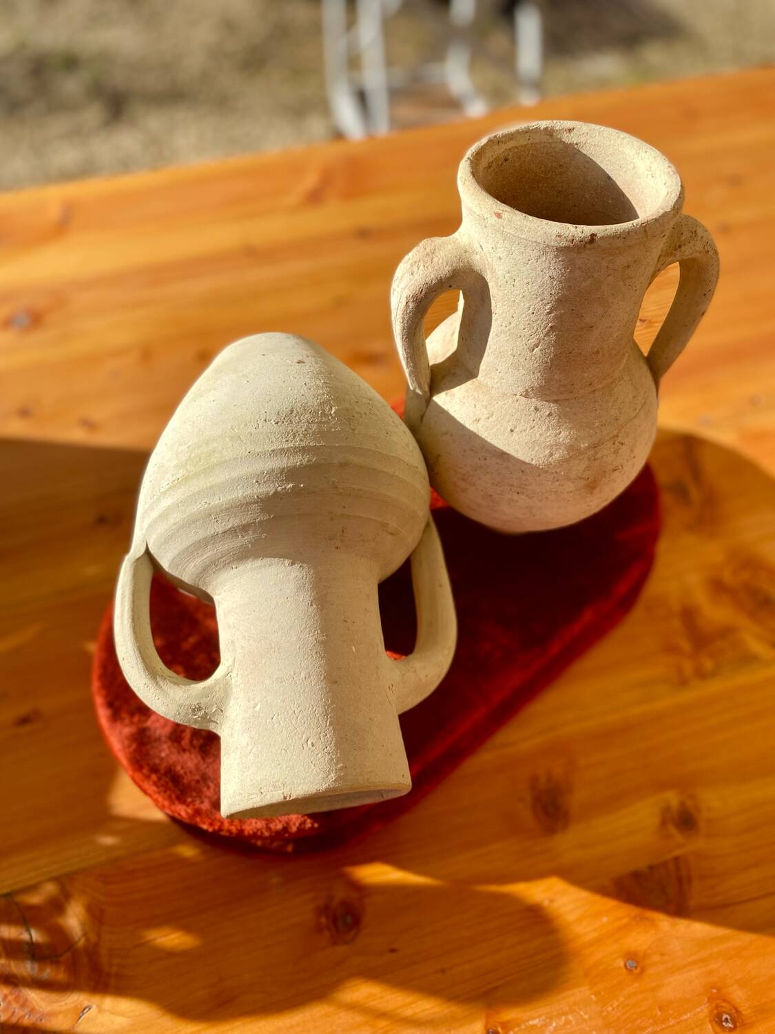 Vintage ceramic amphorae