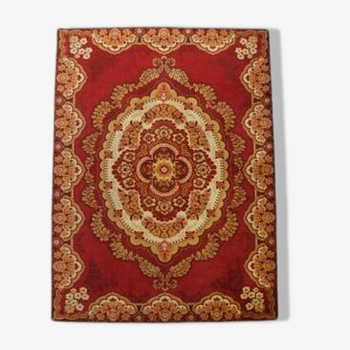 Carpet rug printed floral and bright colors 390 x 200 cm
