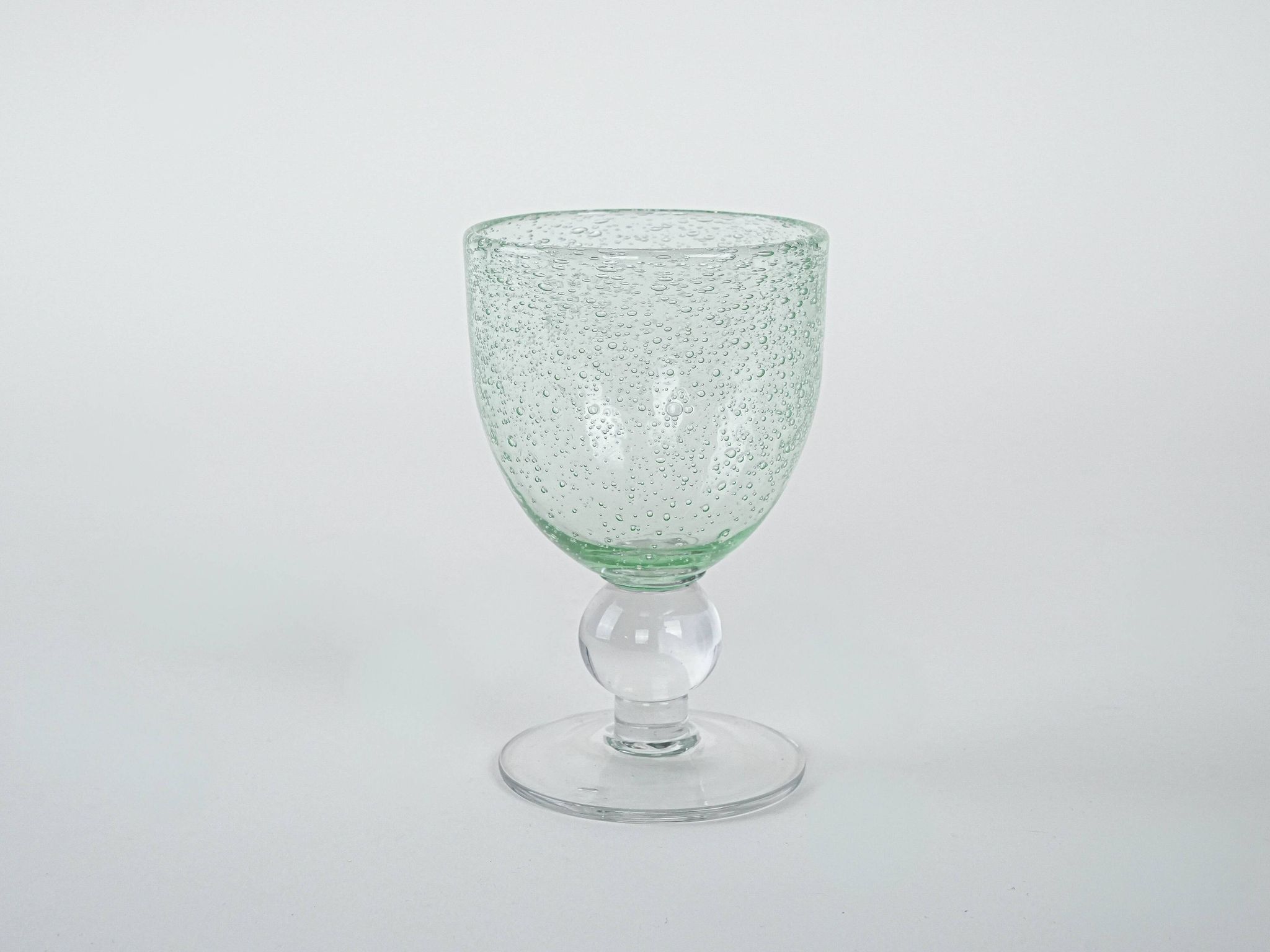 Set of bubble champagne glasses, Italian design, 1970s, production: Italy