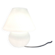 Small mushroom lamp in white opaline