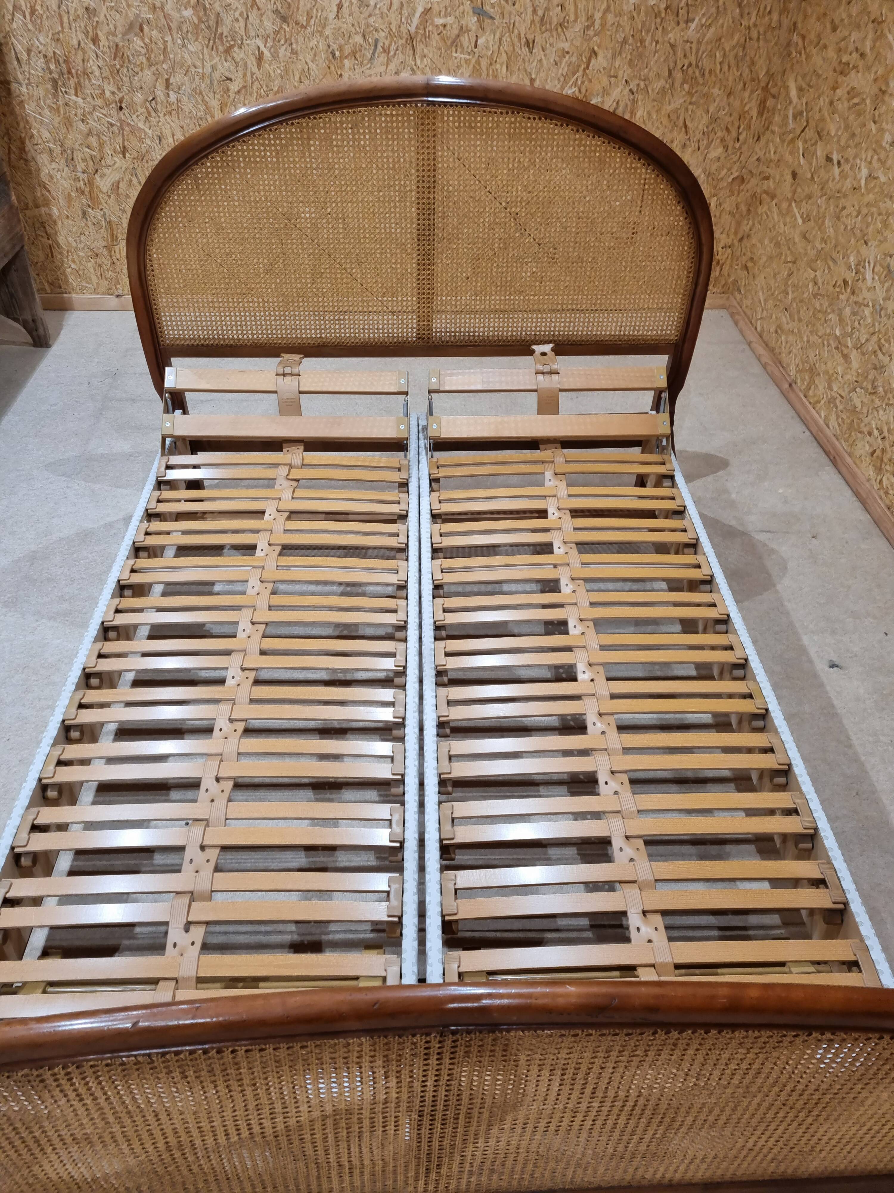 Old cane bed 70s 80s