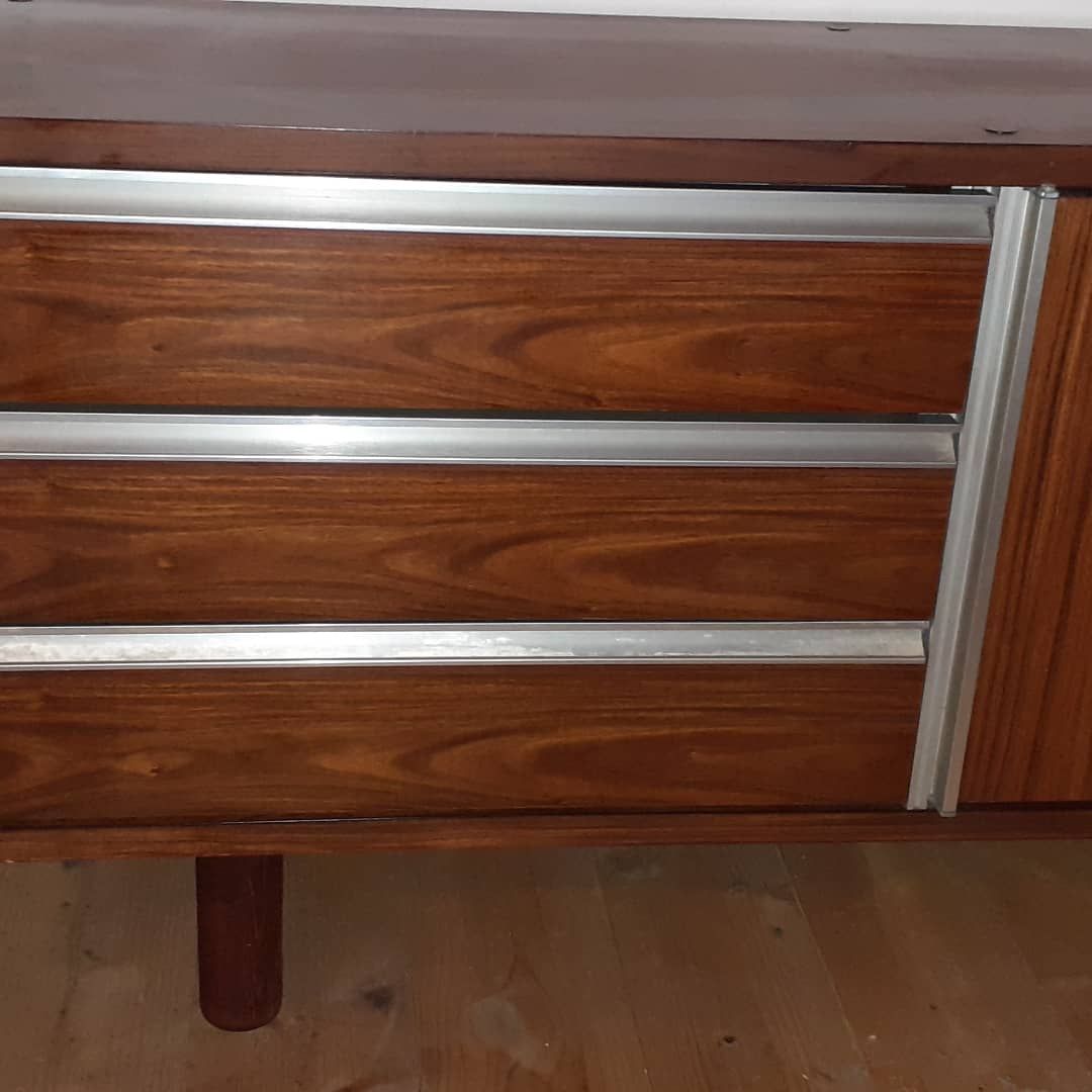 Sideboard 4 doors 3 drawers in Rosewood year 70