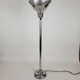 Art deco lamp / floor lamp in chrome metal