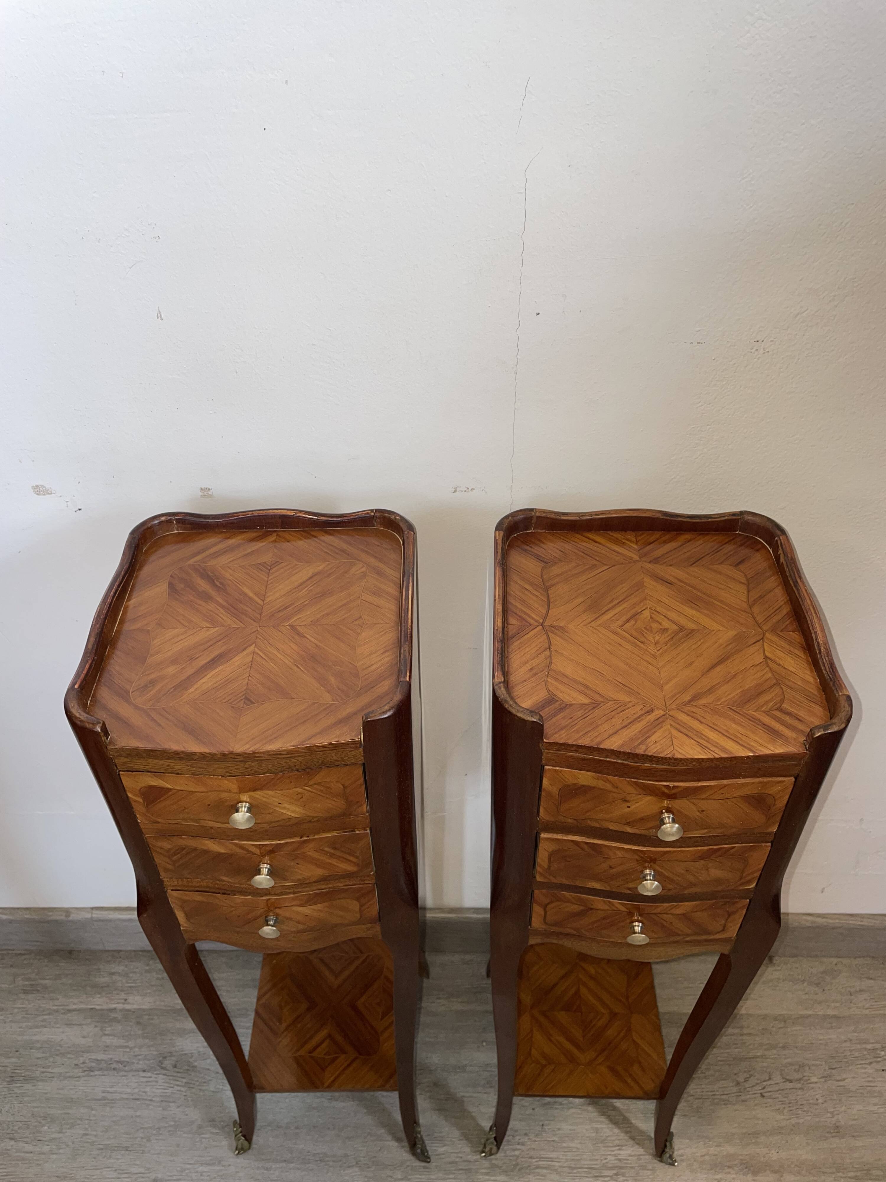 Paire de chevet de style Louis XV