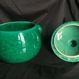 Delhomme brand handcrafted pottery soup tureen