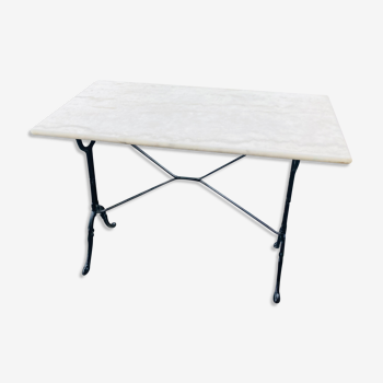 Table bistrot in carrara marble