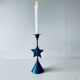 Metal star candle holder