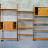 Mid-century modular teak wall unit by john texmon for blindheim mobelfabrik, norway, 1960s