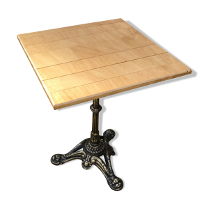 table bistrot rénovée