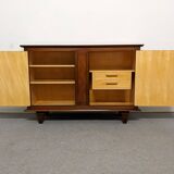 Art Deco style rosewood and sycamore sideboard circa 1950