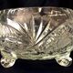 Cup or empty pocket on foot crystal size bohemian size