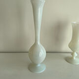 Set of 3 opaline vases