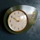Horloge formica vintage "vedette vert doré"