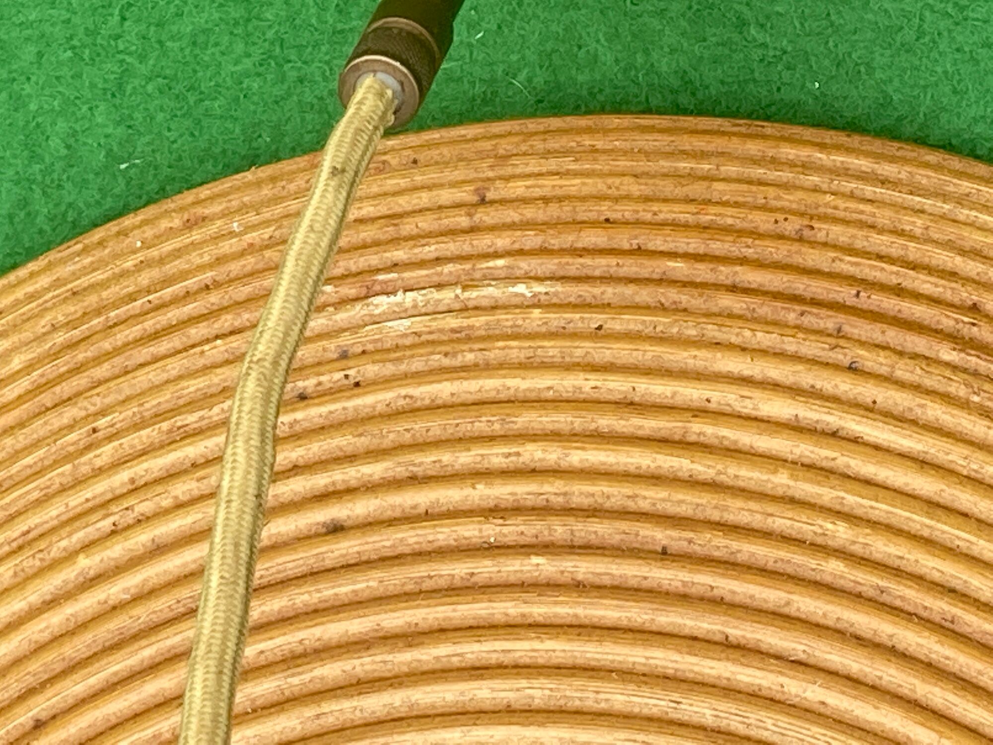 Pencil reed rattan wicker pedant lamp