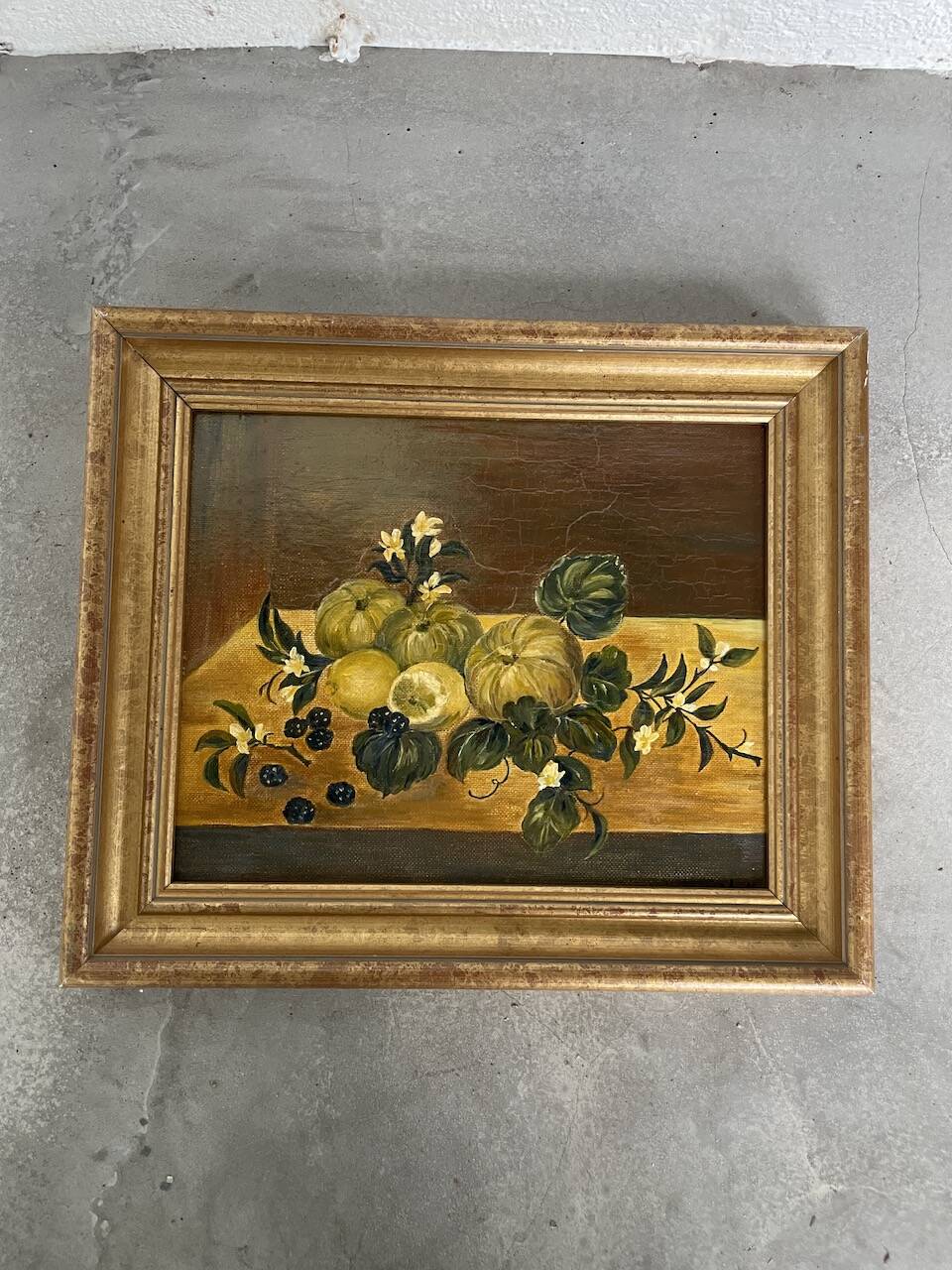Still life oil painting