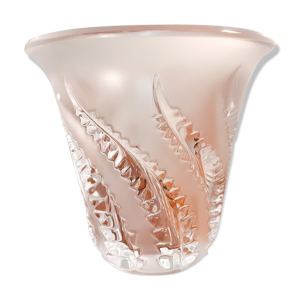 Vase en cristal Lalique Fougères,