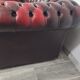Leather sofa in Chesterfield style