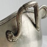 Saucière ancienne en métal argenté