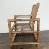 Children's rattan armchair