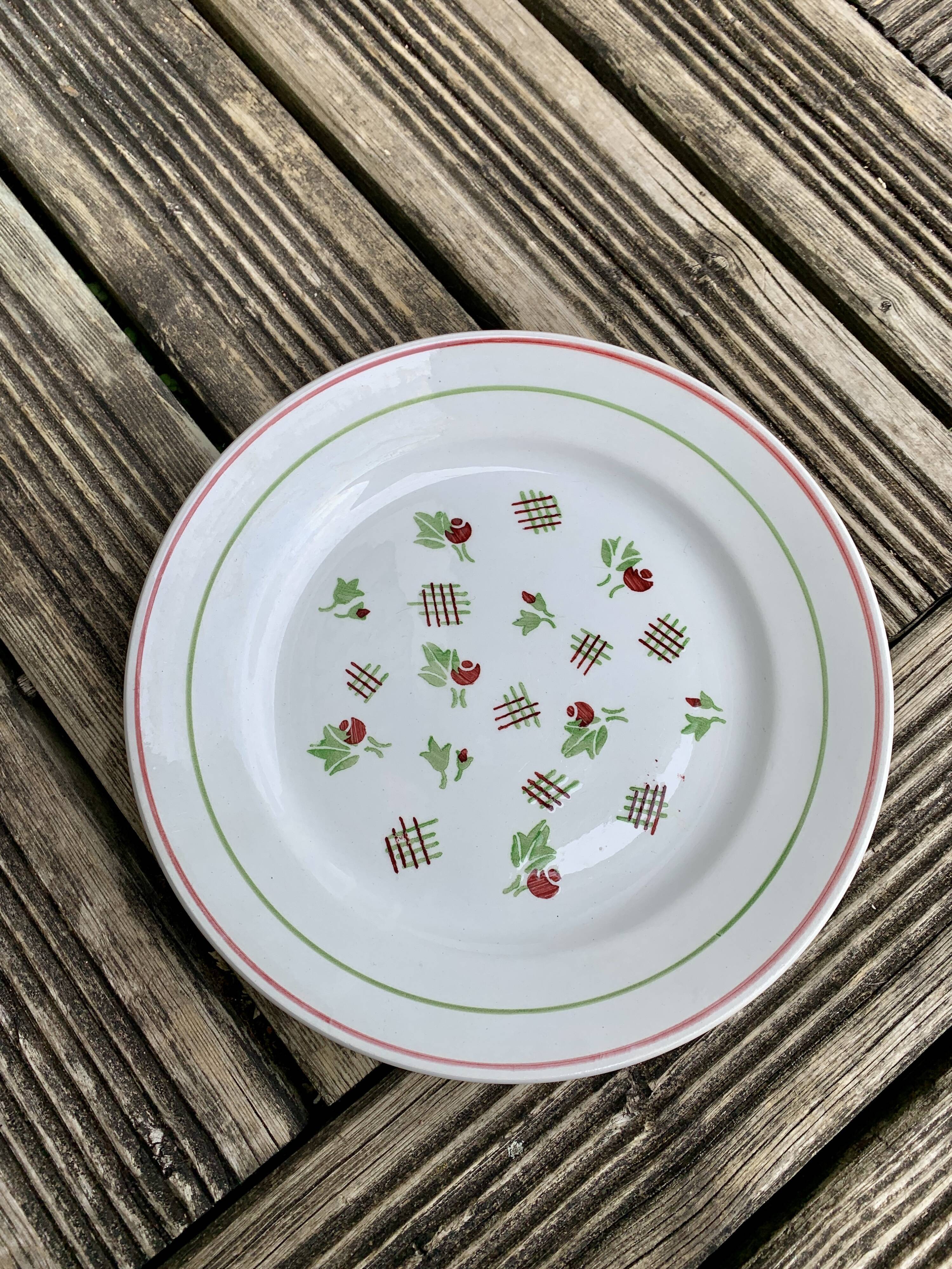 Vintage plates from Lunéville