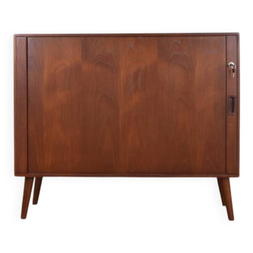 Mid-Century Danish Teak Tambour Doors Sideboard, 1960s