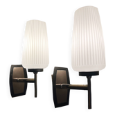 Pair of Italian mid-century wall lights, 1960-70s