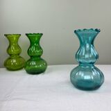 Vintage lagoon blue vase