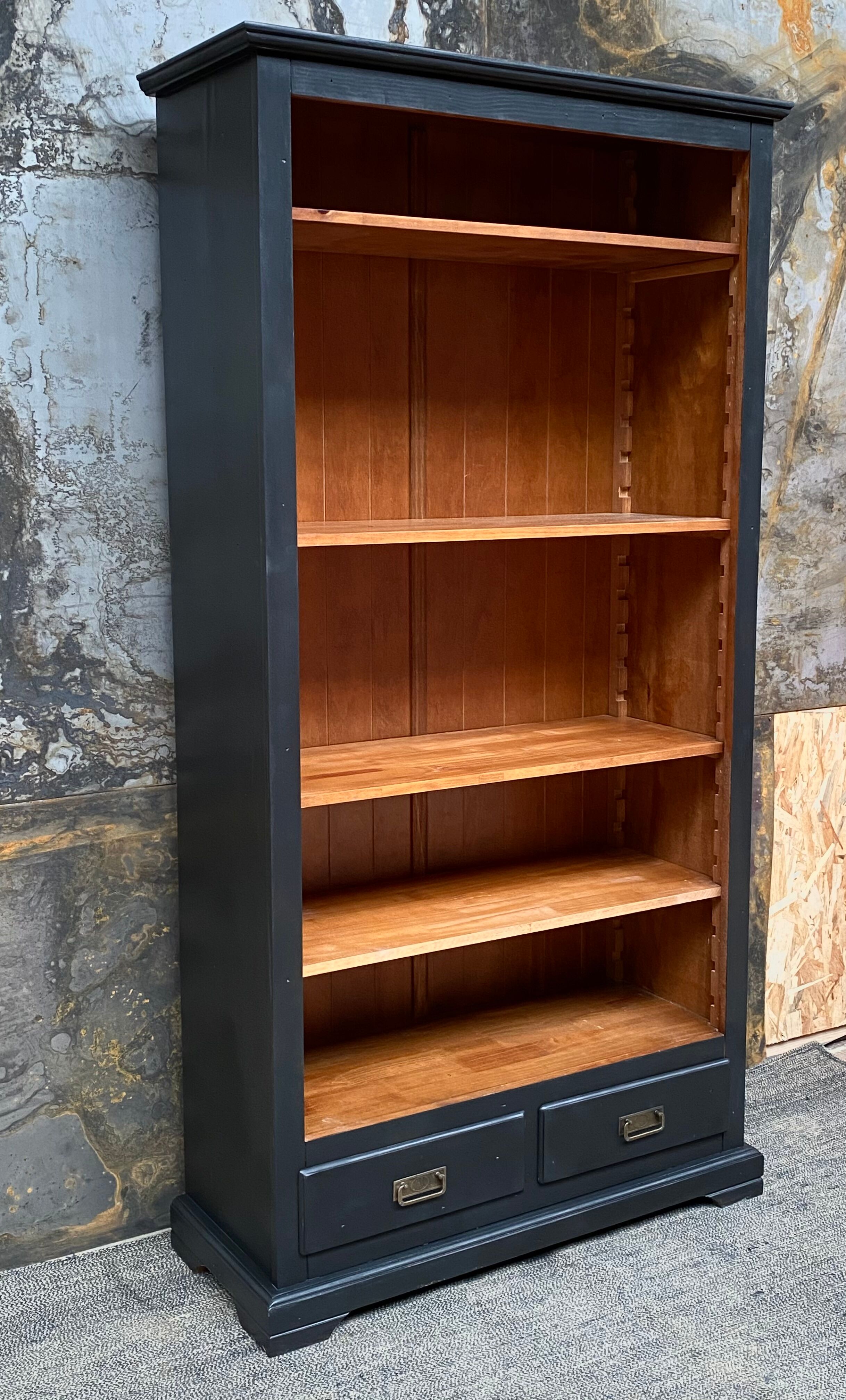 Wooden Library - Black Velvet