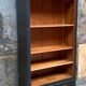 Bibliotheque bois & noir velours