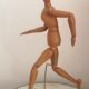 Pantin articulé en bois ciré vintage