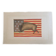 La Roche Laffitte (Born in 1943) - Watercolour drawing on silk - Buffalo