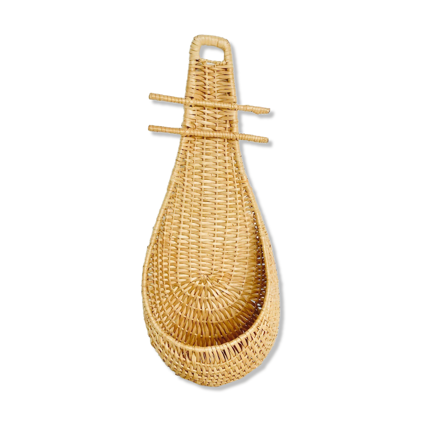 Hanging basket wall decoration