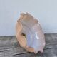 Opaline powder pink glass pendant light