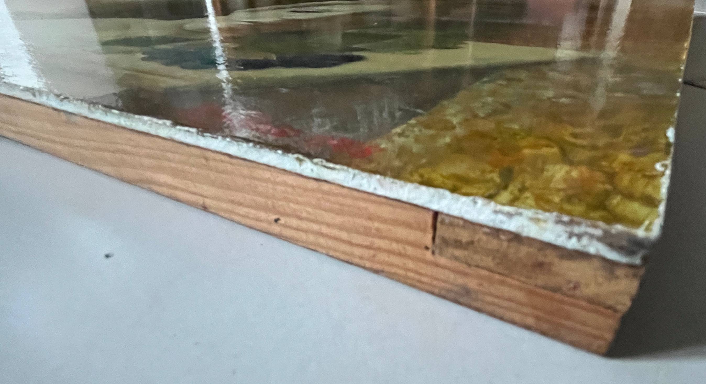 HSP Painting Allegorical Still Life Sculpture Pedestal Marine