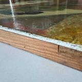 HSP Painting Allegorical Still Life Sculpture Pedestal Marine