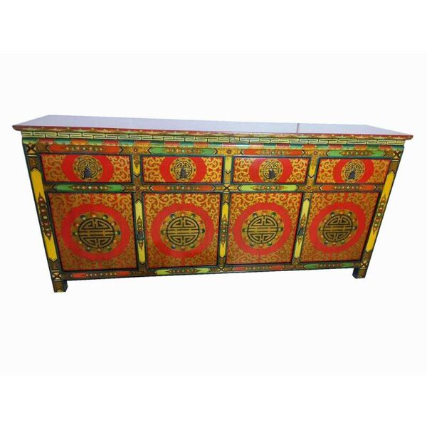 Buffet tibétain - Les signes du bonheur -  Fabrication sur mesure possible