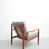 Teak lounge chair by Grete Jalk for France & Son, 1950s