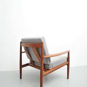 Teak lounge chair by Grete Jalk for France & Son, 1950s