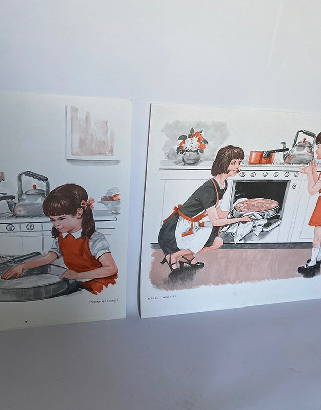 Lot posters "cakes & works"