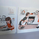 Lot affiches "gâteaux & travaux"