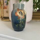 Small vase Montigny sur Loing, signed Boué