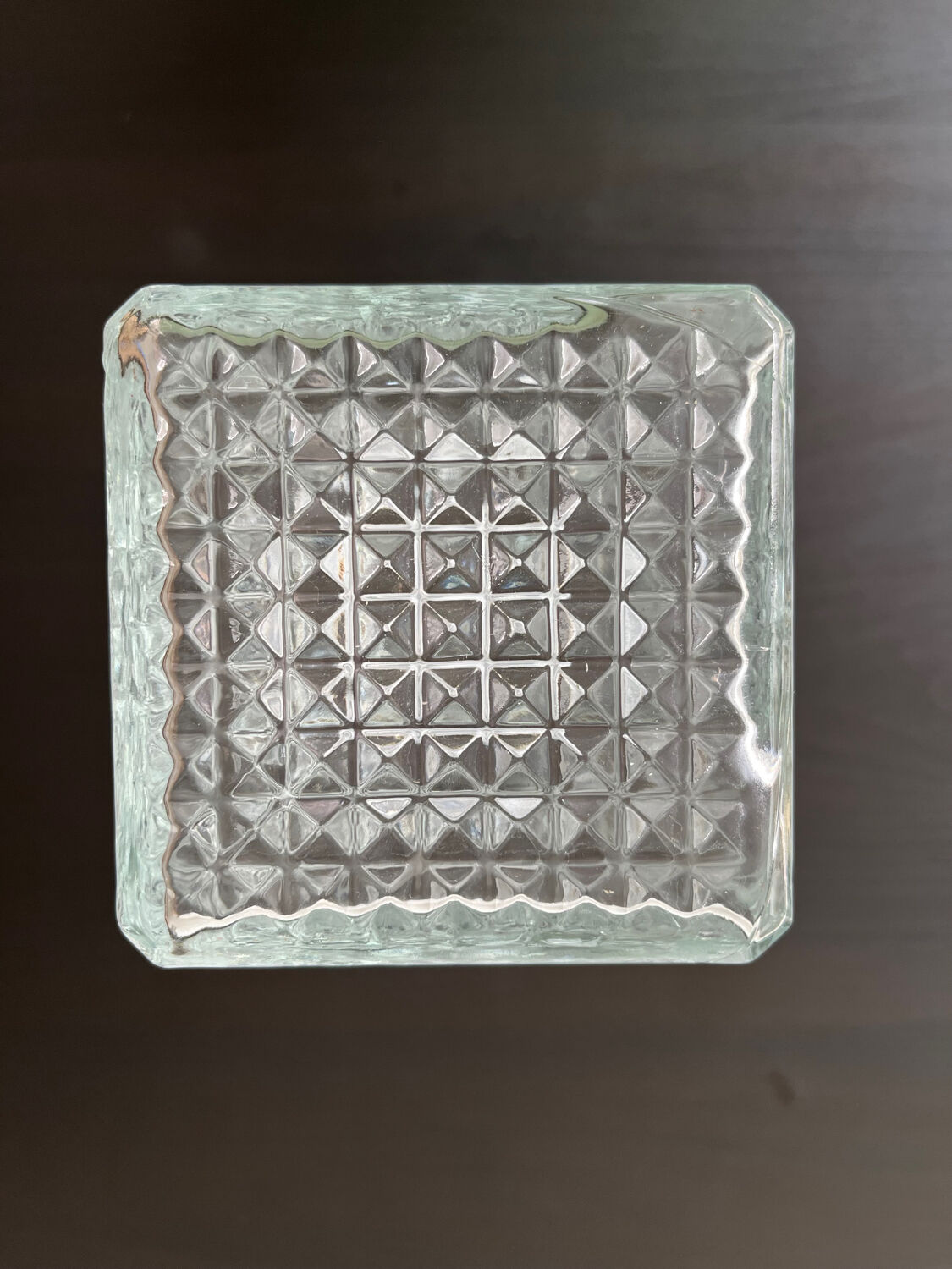 Vintage glass spirits whisky decanter