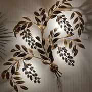 Pioggia D'Oro Wall Lamp in Gold Metal by Hans Kögl, Italy, 1970s