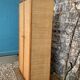 Vintage rattan and woven wicker wardrobe 1970s