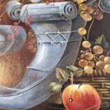Oil painting on panel Original and signed by E. Cabal France Nature